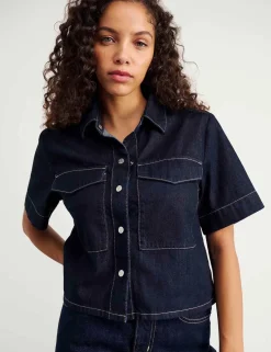 Cotton Rich Denim Shirt