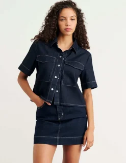 Cotton Rich Denim Shirt