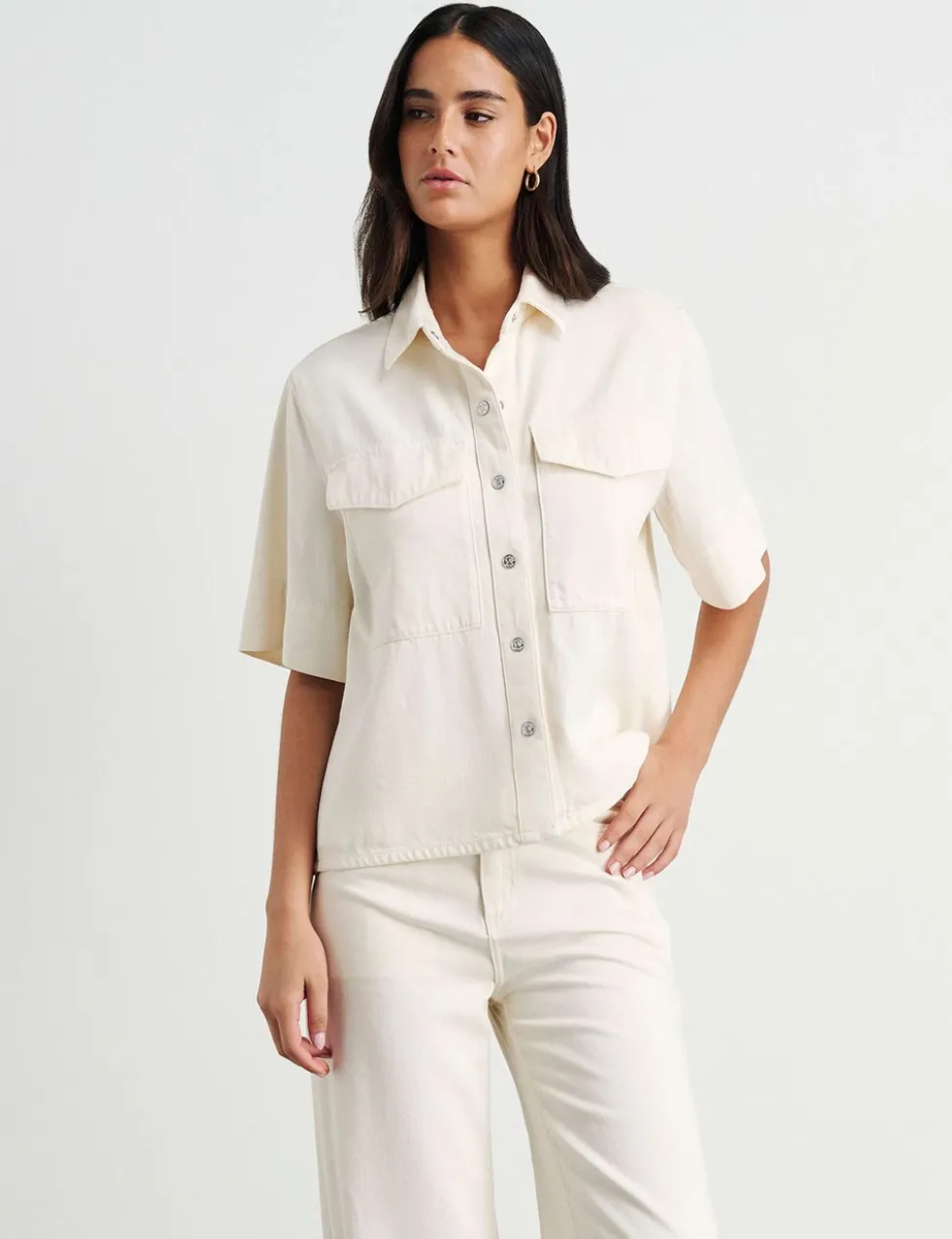 Cotton Rich Denim Shirt