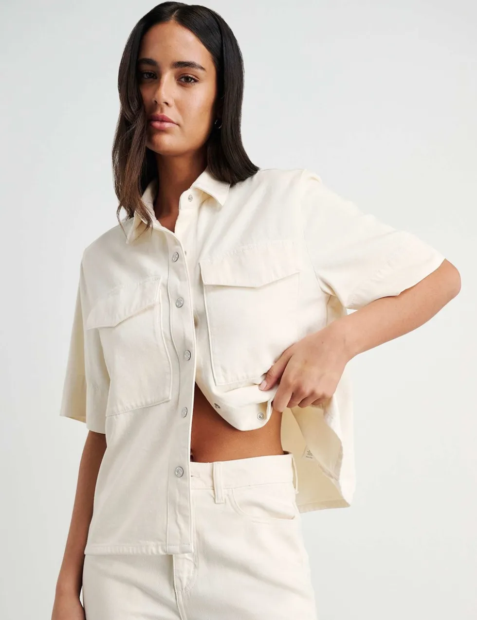 Cotton Rich Denim Shirt