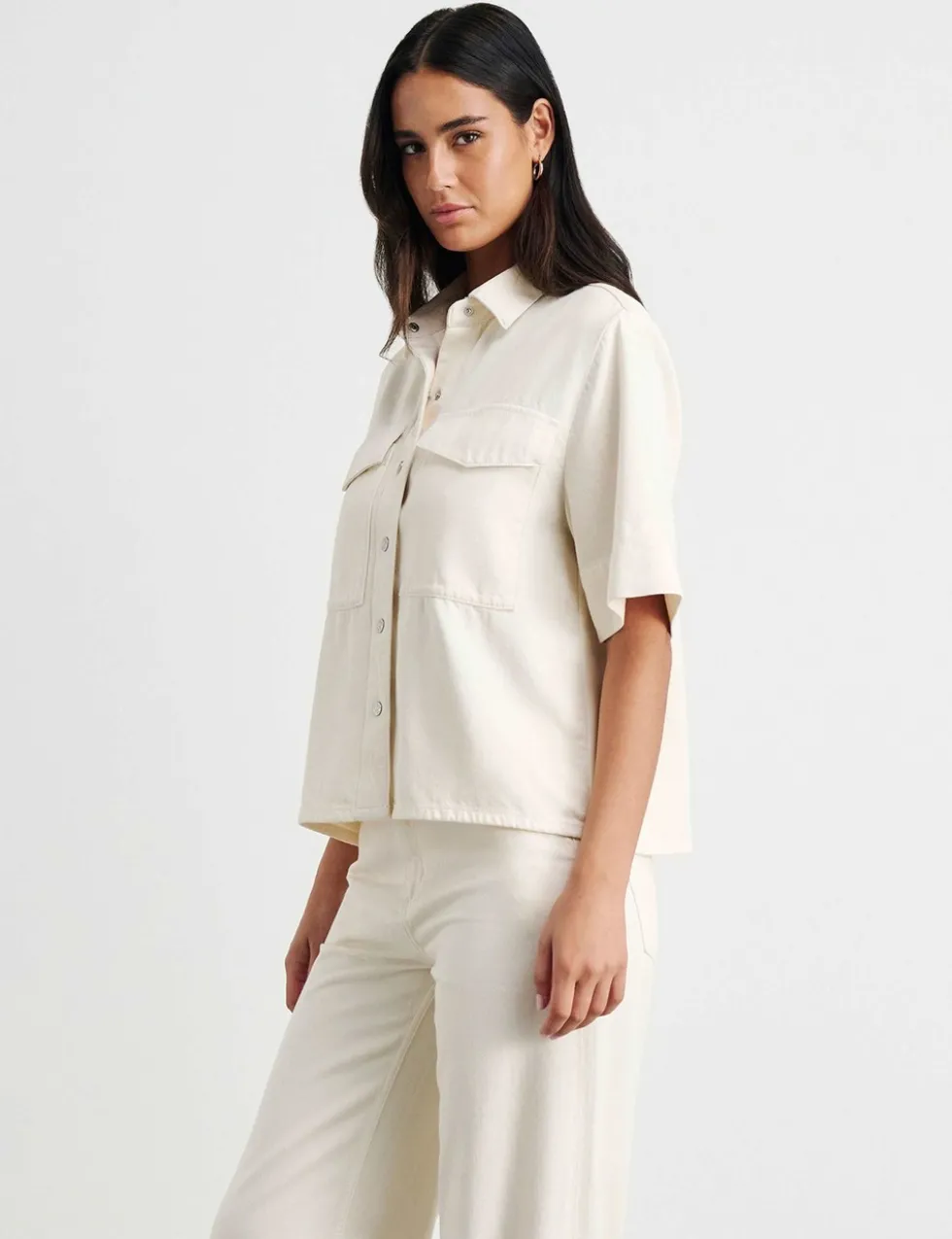 Cotton Rich Denim Shirt