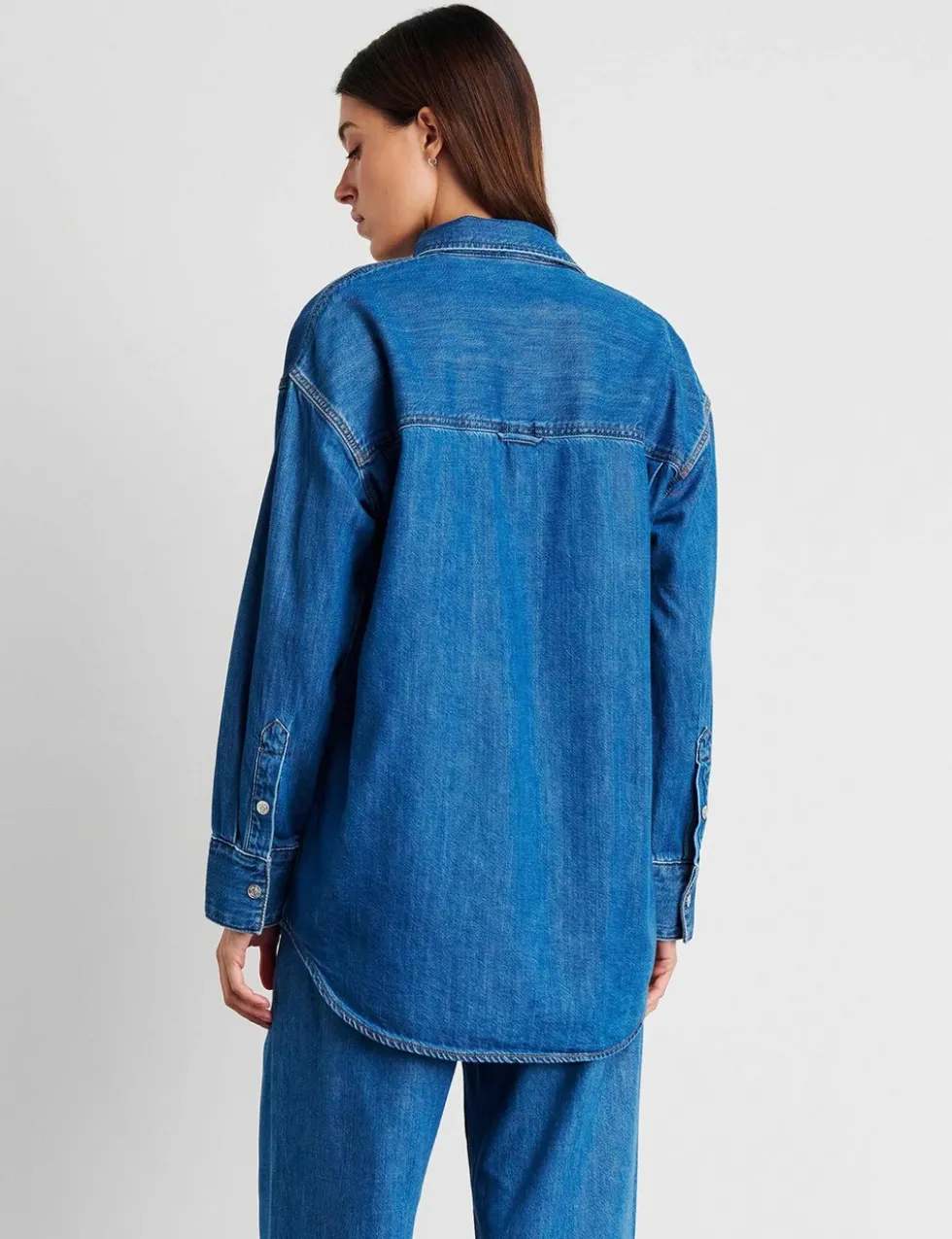 Cotton Rich Denim Shirt