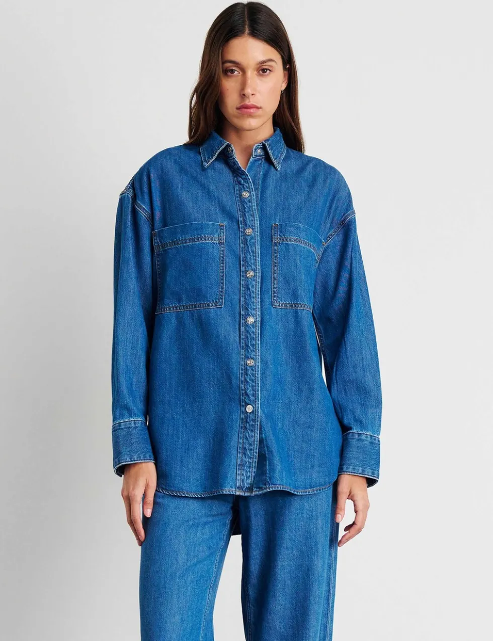 Cotton Rich Denim Shirt