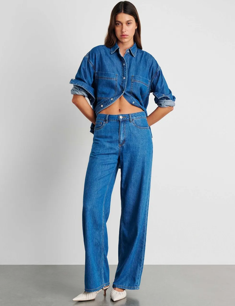 Cotton Rich Denim Shirt
