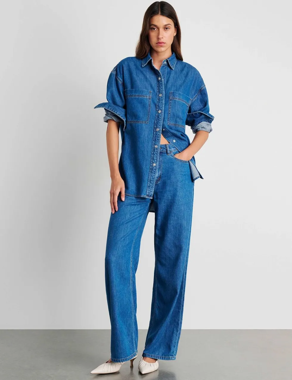 Cotton Rich Denim Shirt