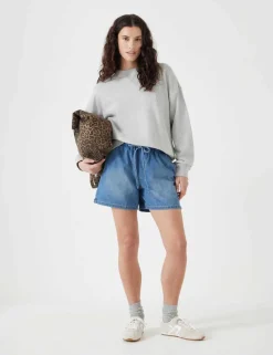 Cotton Rich Denim Shorts