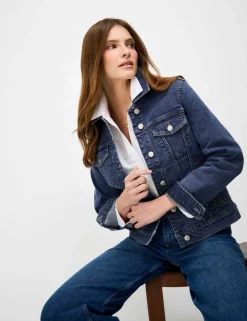 Cotton Rich Denim Western Jacket