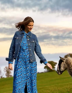 Cotton Rich Denim Western Jacket