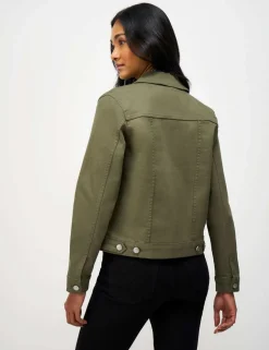 Cotton Rich Denim Western Jacket