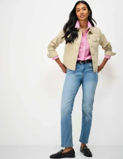 Cotton Rich Denim Western Jacket