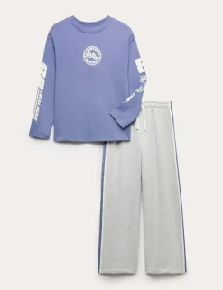 Cotton Rich Dirt Bike Racing Graphic Pyjamas (6-16 Yrs)
