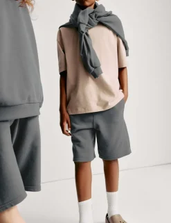 Cotton Rich Elasticated Waist Shorts (6-16 Yrs)