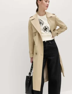 Cotton Rich Embroidered Crew Neck Jumper