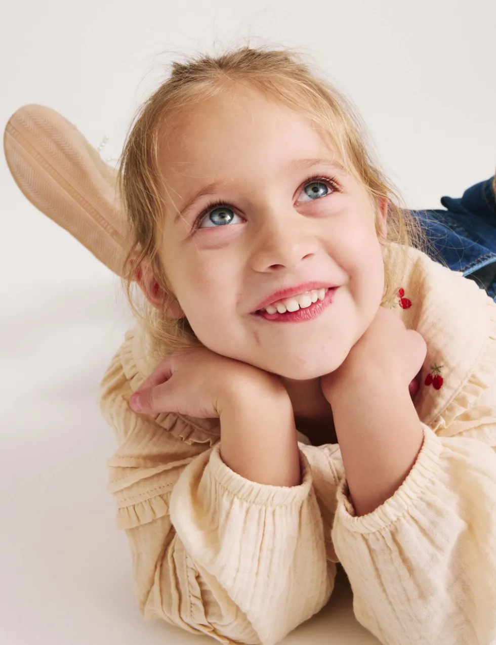 Cotton Rich Embroidered Dungaree Outfit (2-10 Yrs)