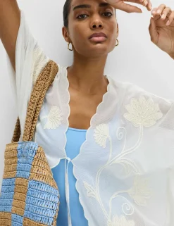 Cotton Rich Embroidered Kaftan