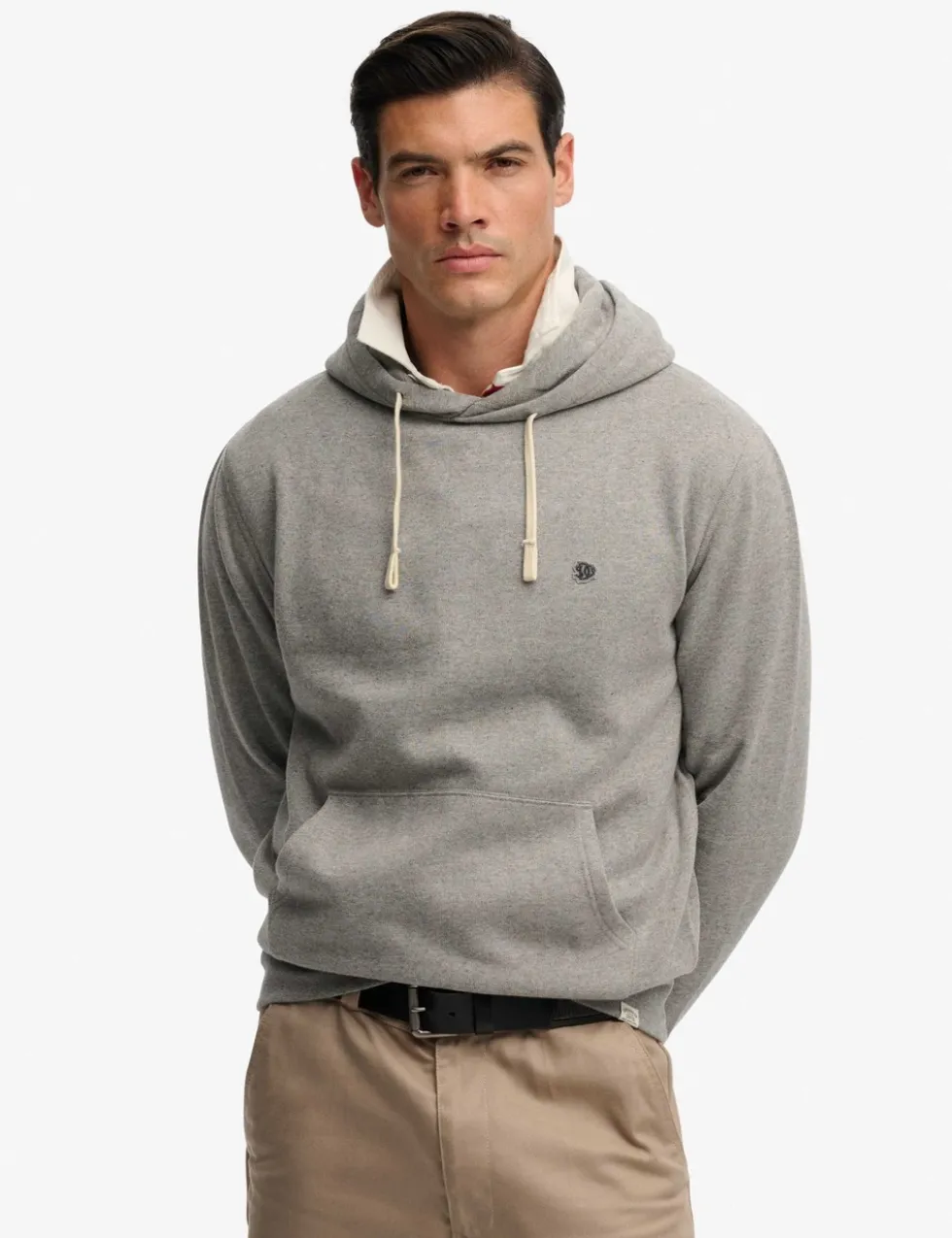 Cotton Rich Embroidered Logo Hoodie