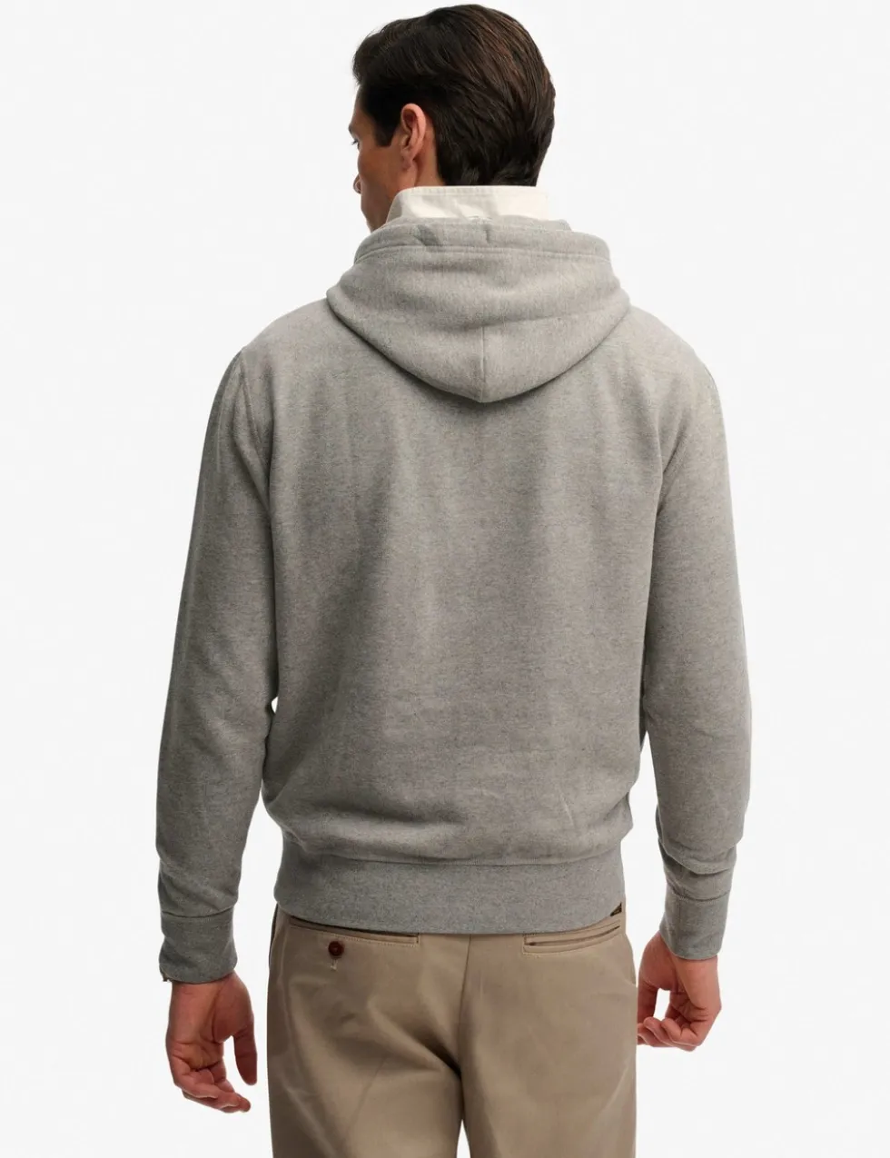 Cotton Rich Embroidered Logo Hoodie