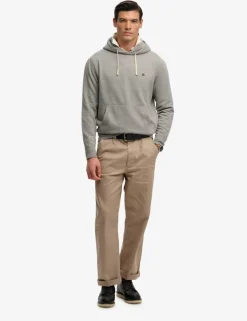 Cotton Rich Embroidered Logo Hoodie