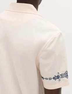 Cotton Rich Embroidered Short Sleeve Shirt
