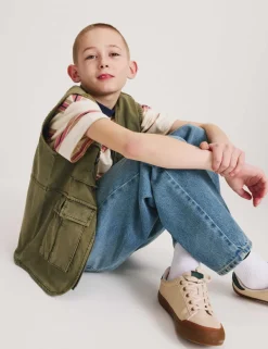 Cotton Rich Fisherman Utility Gilet (6-16 Yrs)