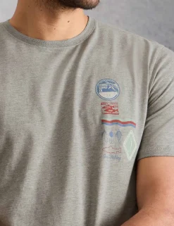 Cotton Rich Fishing Graphic Relaxed Fit T-Shirt