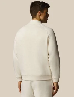 Cotton Rich Fleece Half Zip Sports T-Shirt