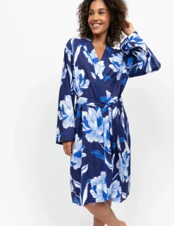 Cotton Rich Floral Dressing Gown