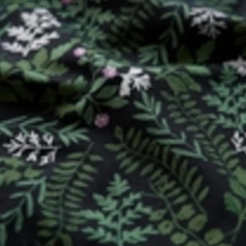 Cotton Rich Floral Midaxi A-Line Skirt