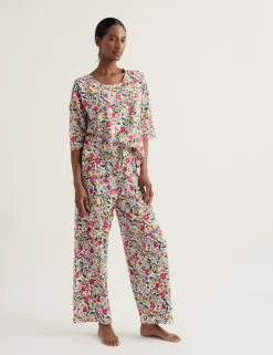 Cotton Rich Floral Pyjama Set