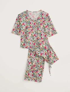 Cotton Rich Floral Pyjama Set