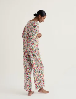 Cotton Rich Floral Pyjama Set