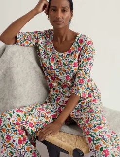 Cotton Rich Floral Pyjama Set