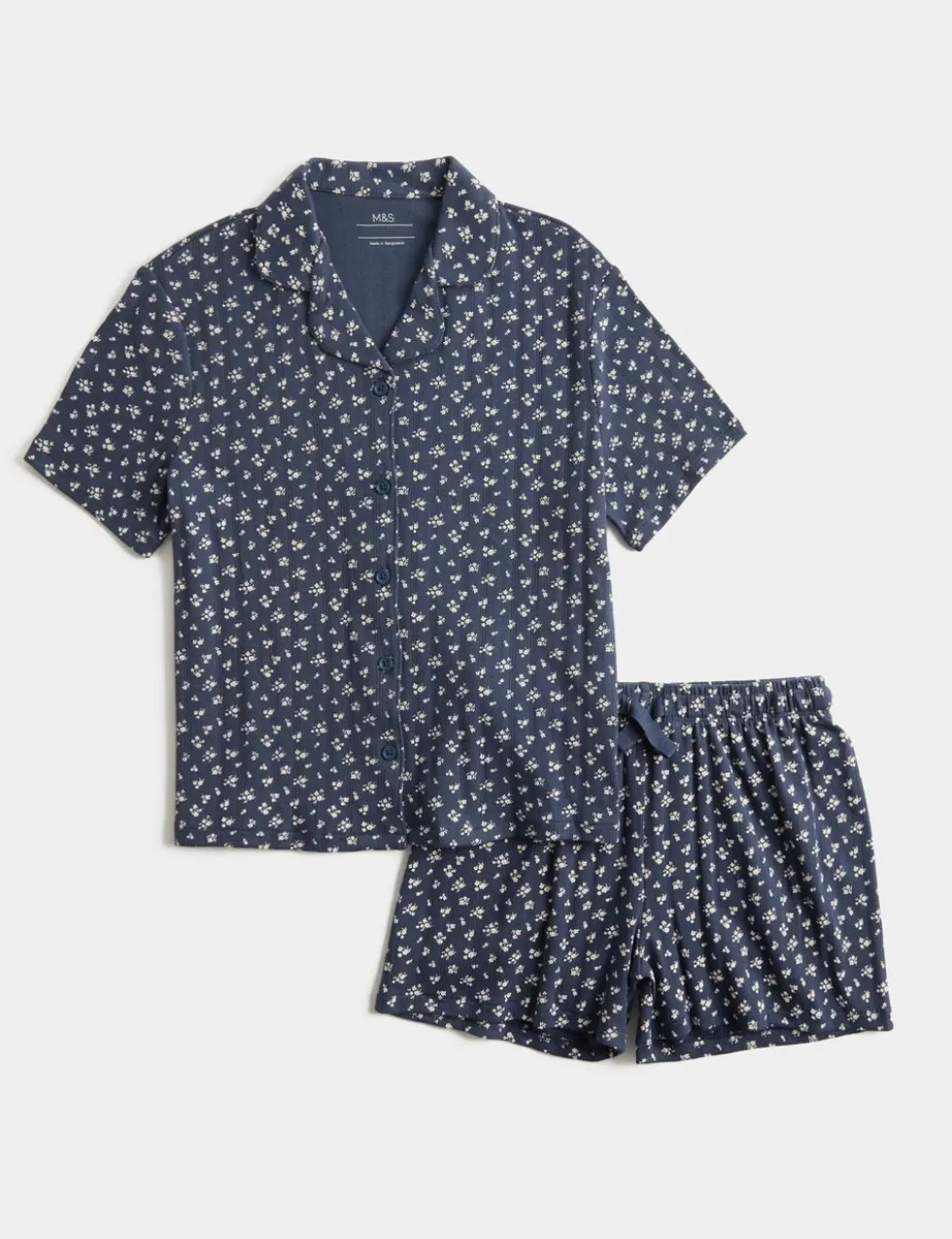 Cotton Rich Floral Short Pyjamas (6-16 Yrs)