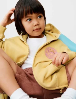 Cotton Rich Fruit Graphic Zip Hoodie (2-8 Yrs)