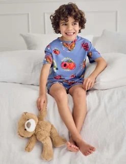 Cotton Rich Fruit Print Pyjamas (1-12 Yrs)