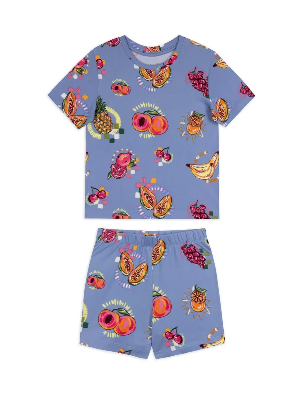 Cotton Rich Fruit Print Pyjamas (1-12 Yrs)