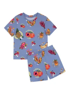 Cotton Rich Fruit Print Pyjamas (1-12 Yrs)