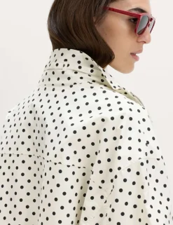 Cotton Rich Funnel Neck Bomber Jacket