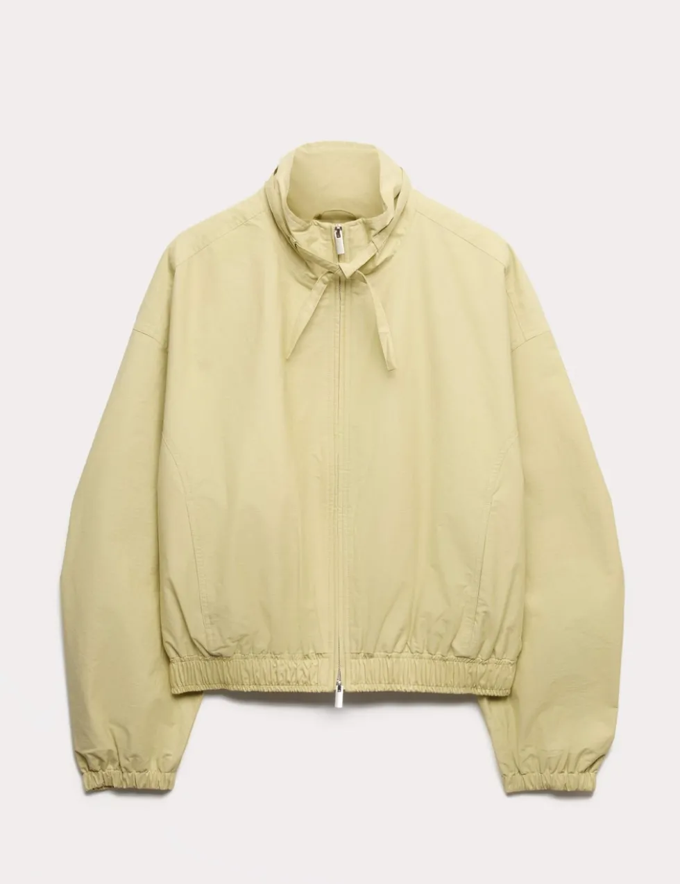 Cotton Rich Funnel Neck Bomber Jacket