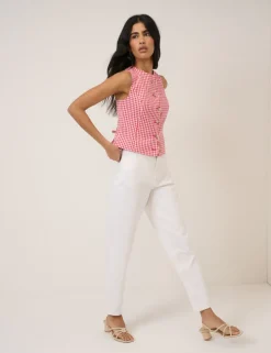 Cotton Rich Gingham Waistcoat