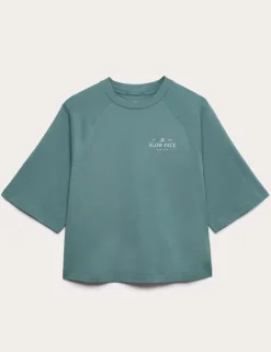Cotton Rich Graphic Boxy T-Shirt
