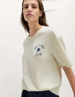 Cotton Rich Graphic Oversized T-Shirt