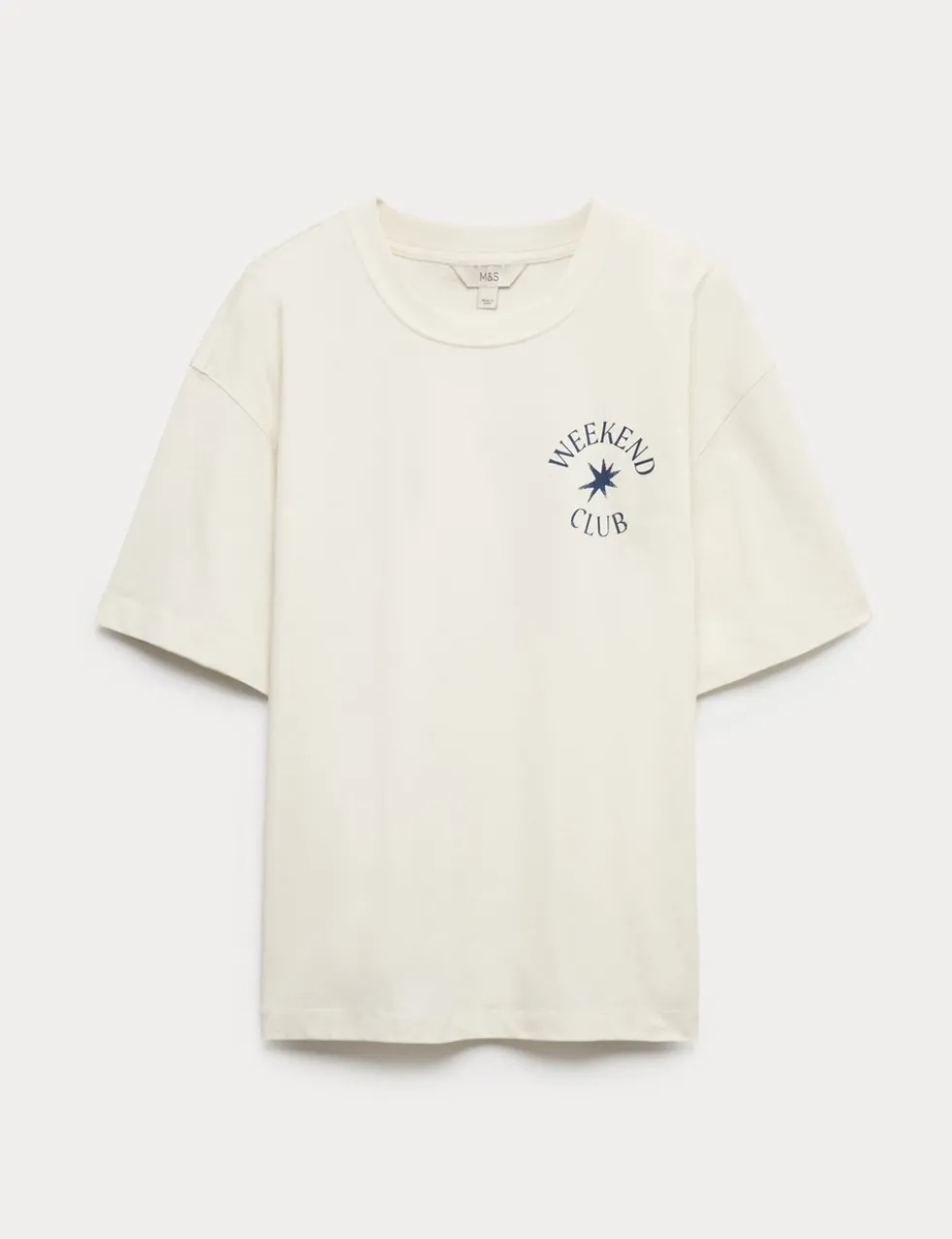 Cotton Rich Graphic Oversized T-Shirt