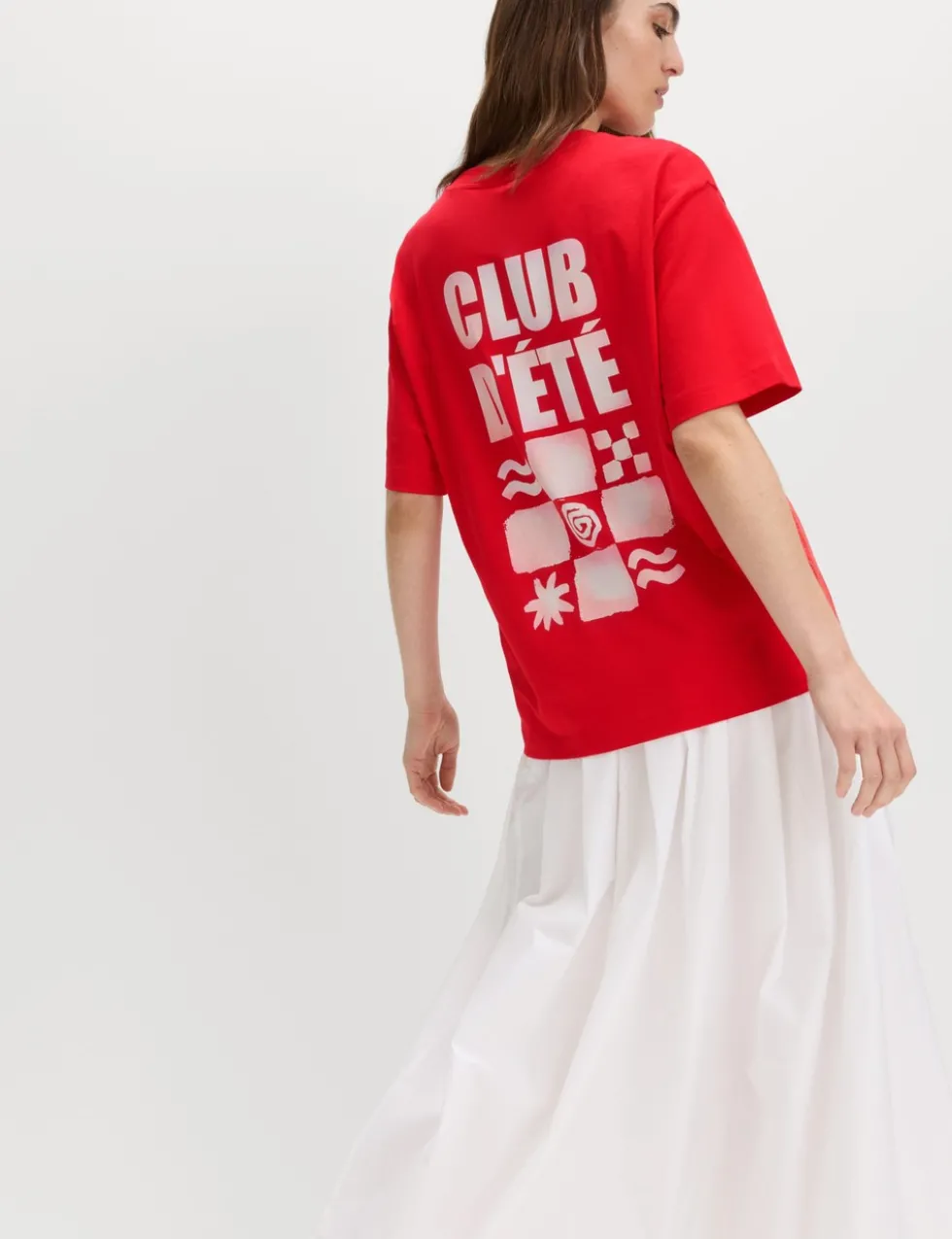 Cotton Rich Graphic Oversized T-Shirt