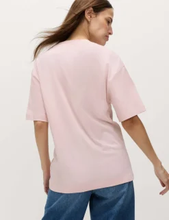 Cotton Rich Graphic Oversized T-Shirt