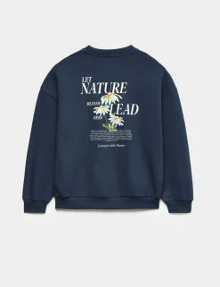 Cotton Rich Graphic Sweatshirt (6-16 Yrs)