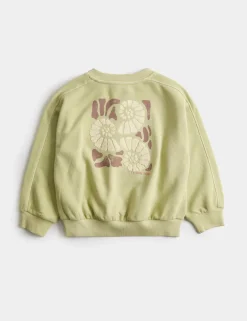 Cotton Rich Graphic Sweatshirt (2-8 Yrs)