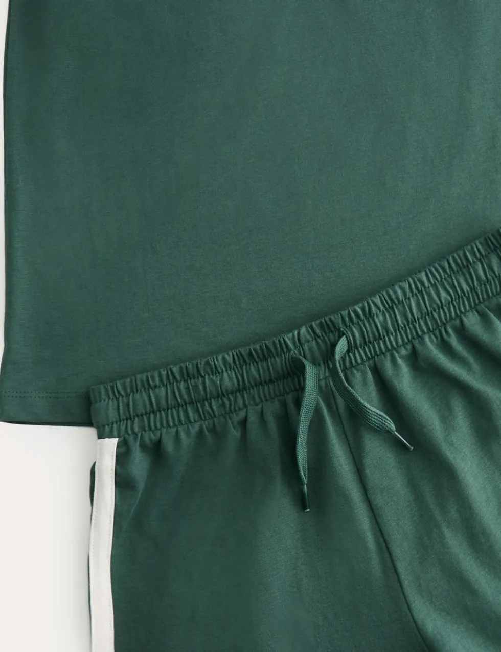Cotton Rich Green Vest Pyjama Set (6-16 Yrs)
