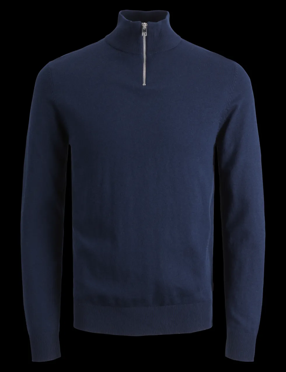 Cotton Rich Half Zip Jumper