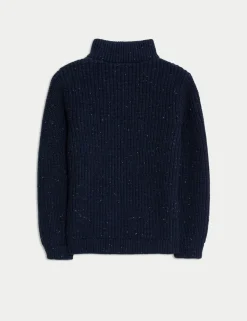 Cotton Rich Half Zip Jumper (2-8 Yrs)